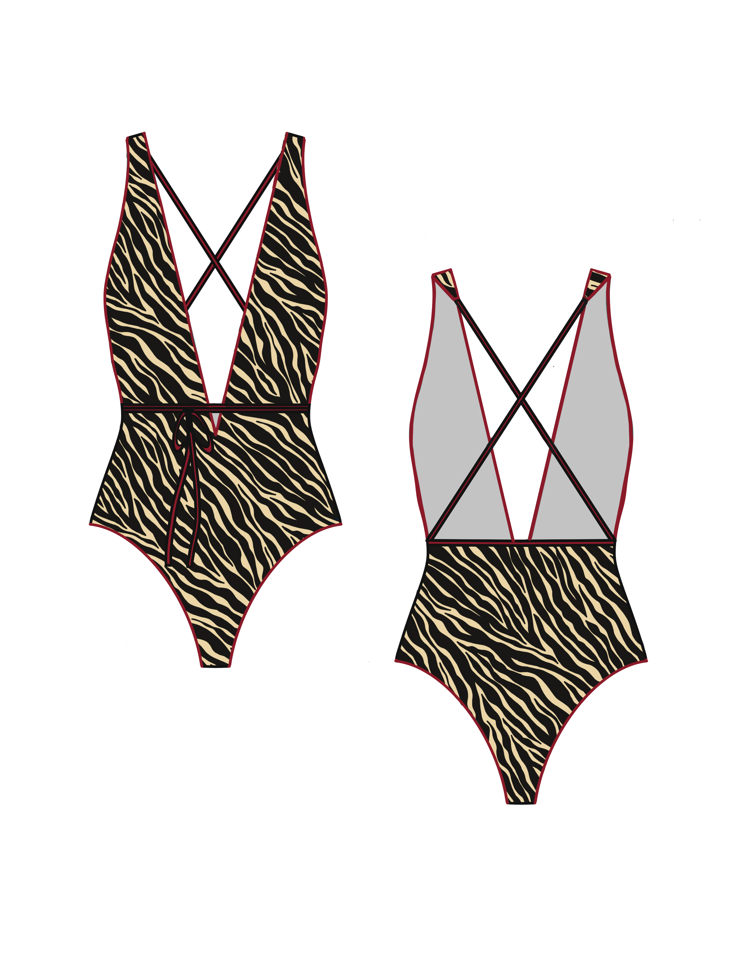 [PRE-ORDER] One-piece - Zebra